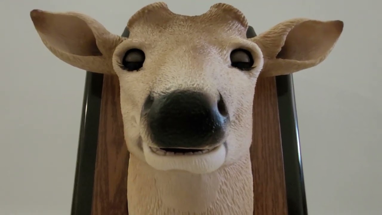 Jonathan Deer The III Singing & Talking Deer Animated Wall or Table 2000 (FOR SALE ON EBAY)