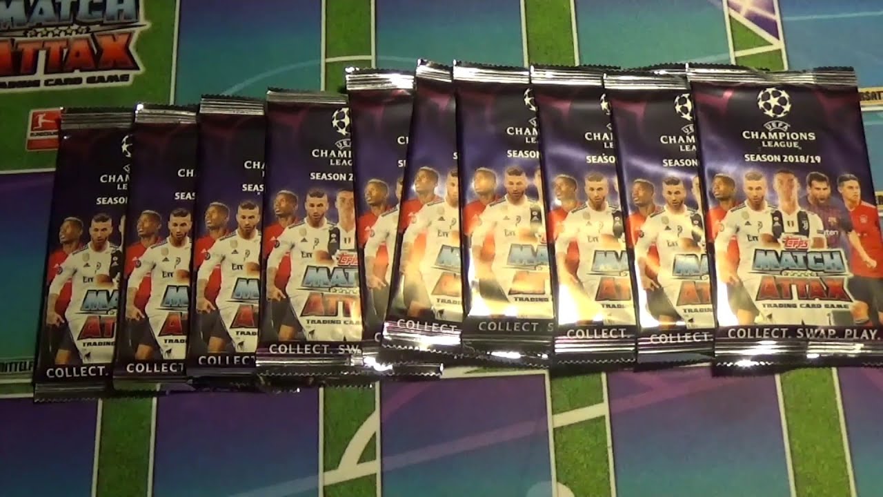 10 Booster Match  Attax Champions League 18/19!!!
