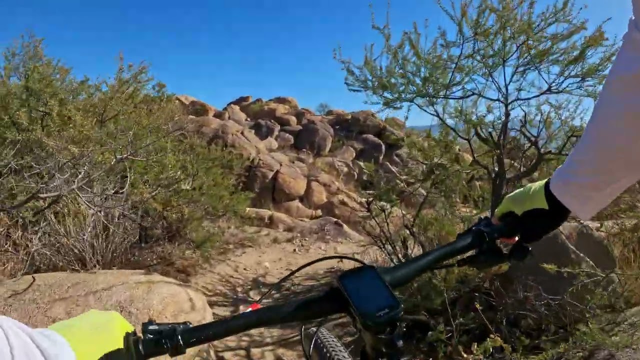 Honeybee Canyon & Big Wash Trail mountain bike ride in Oro Valley, Tucson, Arizona.