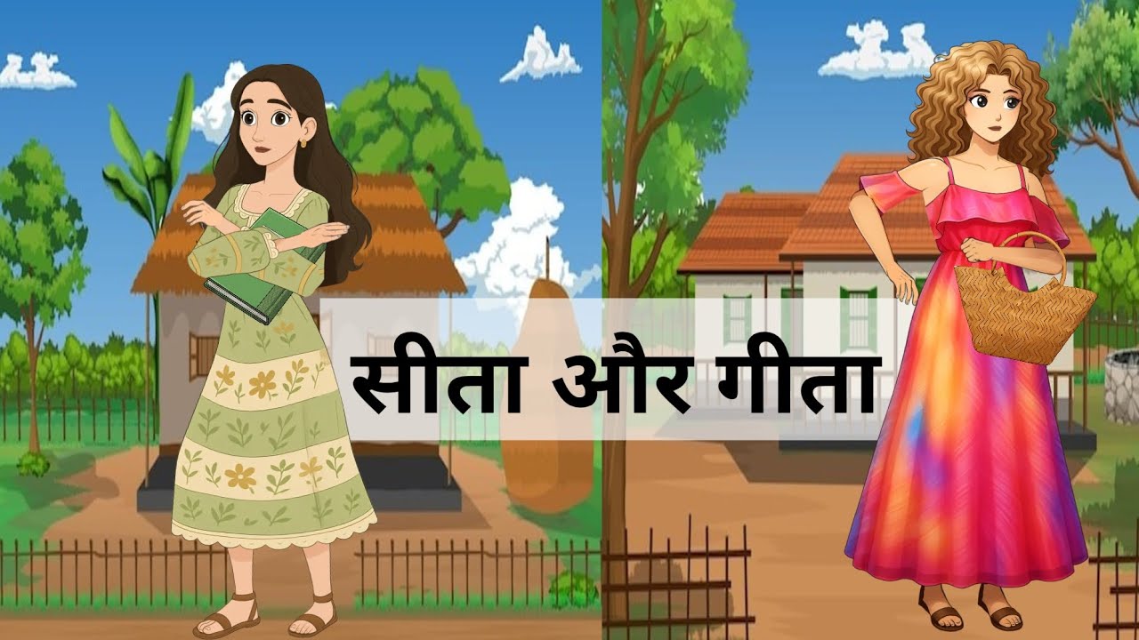 सीता और गीता #animatedcartoon #moralstories #toon #cartoon #fabletoon