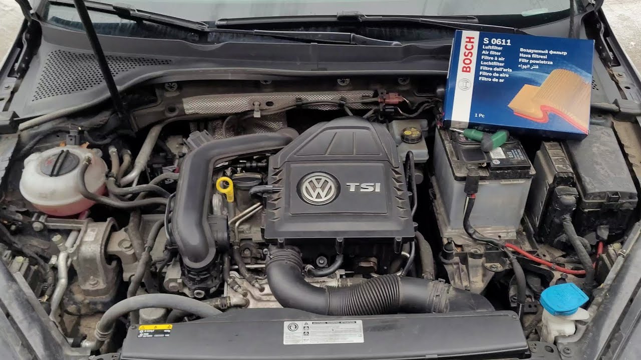 Air filter change on Volkswagen Golf 7 [1.0TSI]