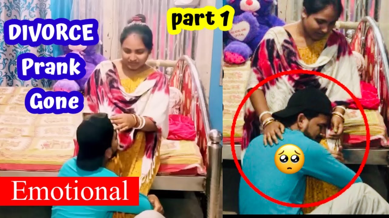 Divorce prank on husband 😂 Part-1 || Crying 😥 Emotional Prank || RD BOYES