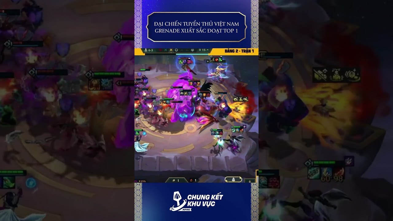 Top 1 cho Grenade 🗣🔥#ĐTCLEsports #ĐTCL #TFT  #dautruongchanly #shorts
