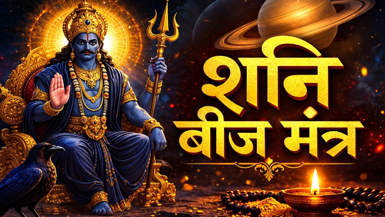 Powerful Shani Mantra 1 Hour | Remove Obstacles & Shani Dosha #shanimantra #shanidev #mantrachanting