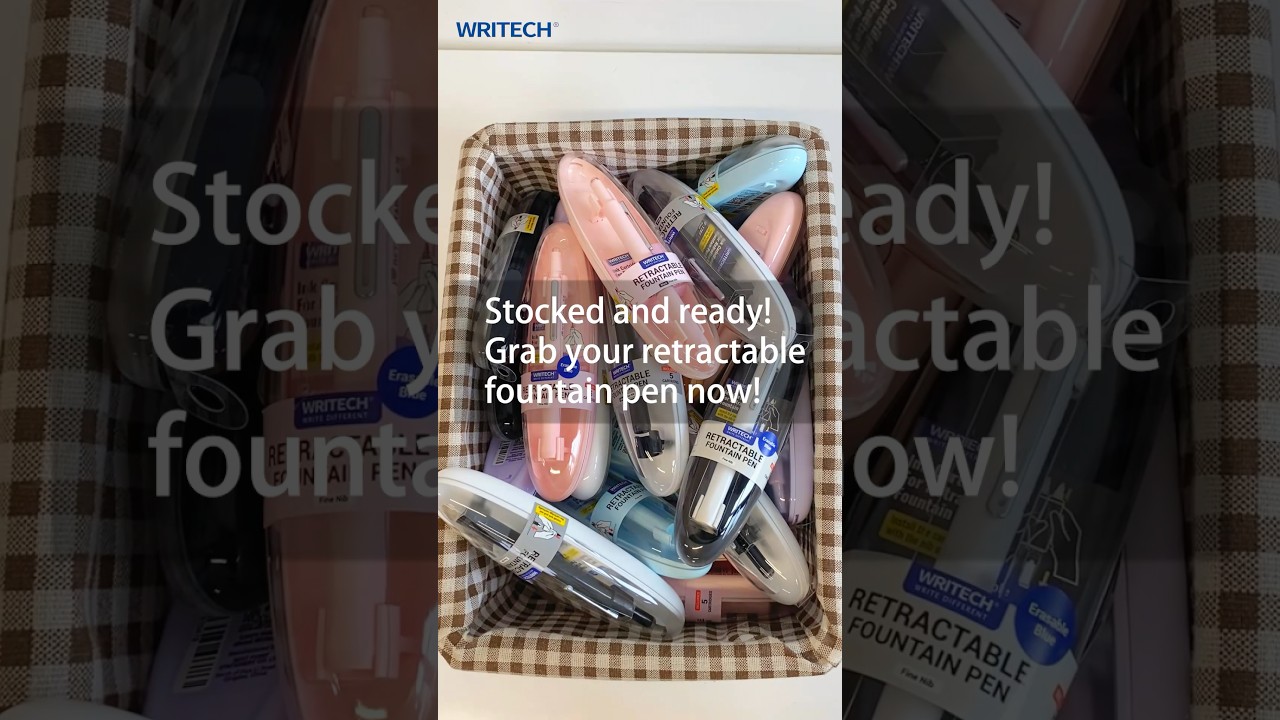 Writech retractable fountain pens are available!😍😍😍 