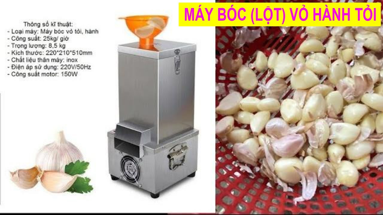 Máy Bóc Vỏ Hành Vỏ Tỏi Mini Mới Nhất Giá Rẻ