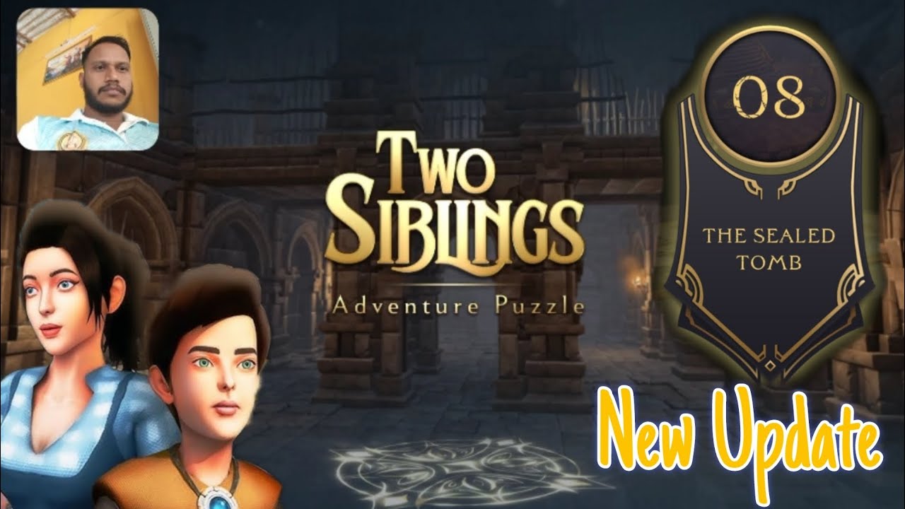 Two Sibling Adventure Puzzle Game Level 8 The Sealed Tomb