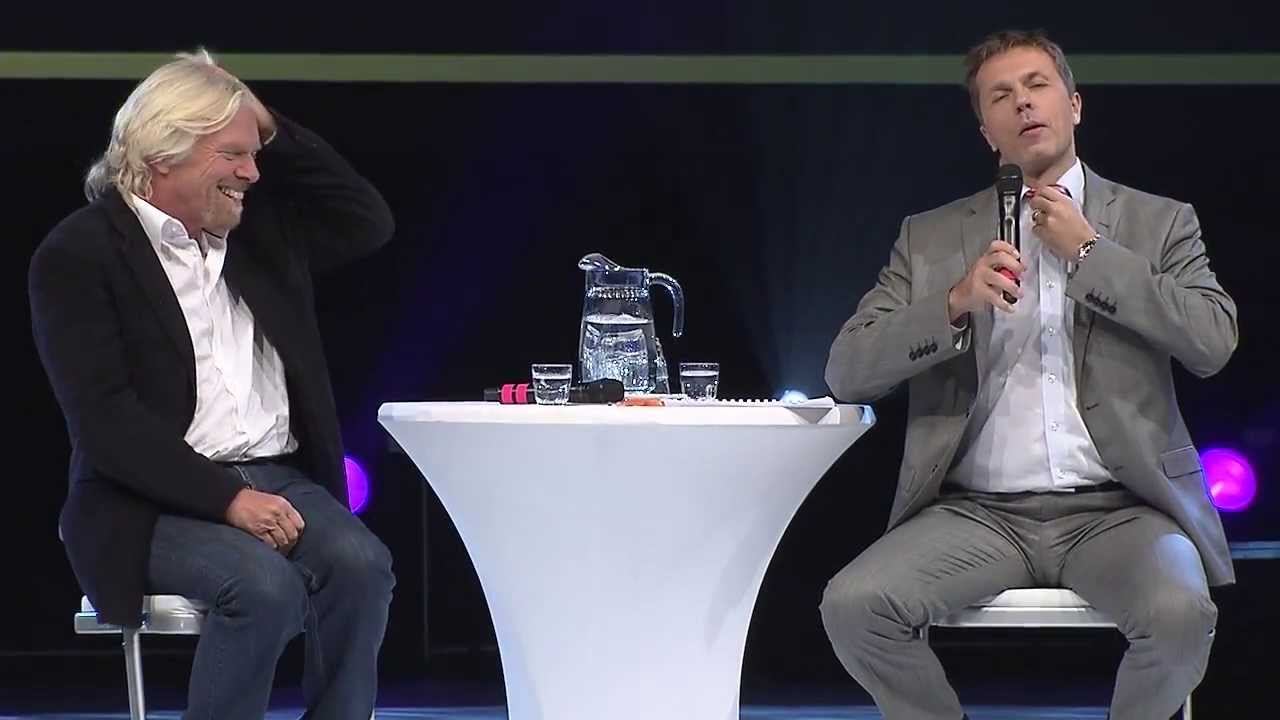 Nordic Business Forum 2012 - Richard Branson on wearing ties