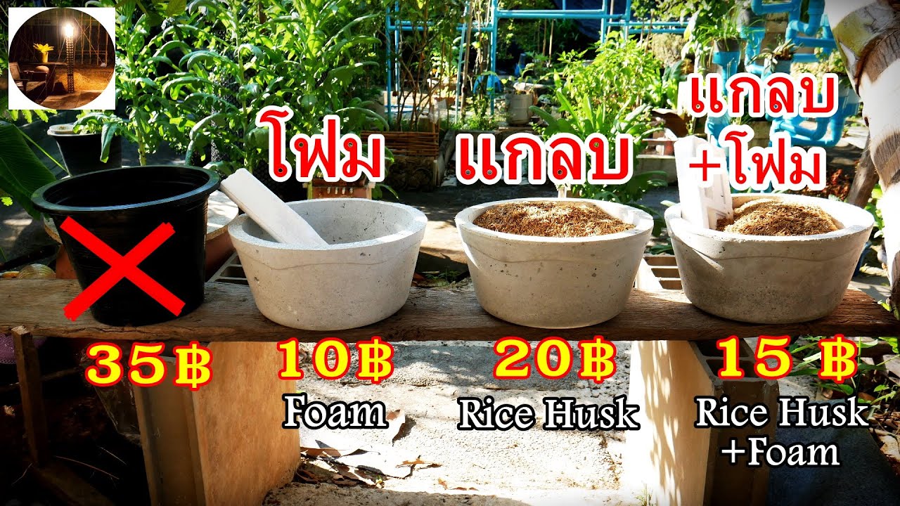 ทำกระถางใช้เองง่ายๆด้วยวัสดุเหลือใช้  #สวนผักหลังบ้าน