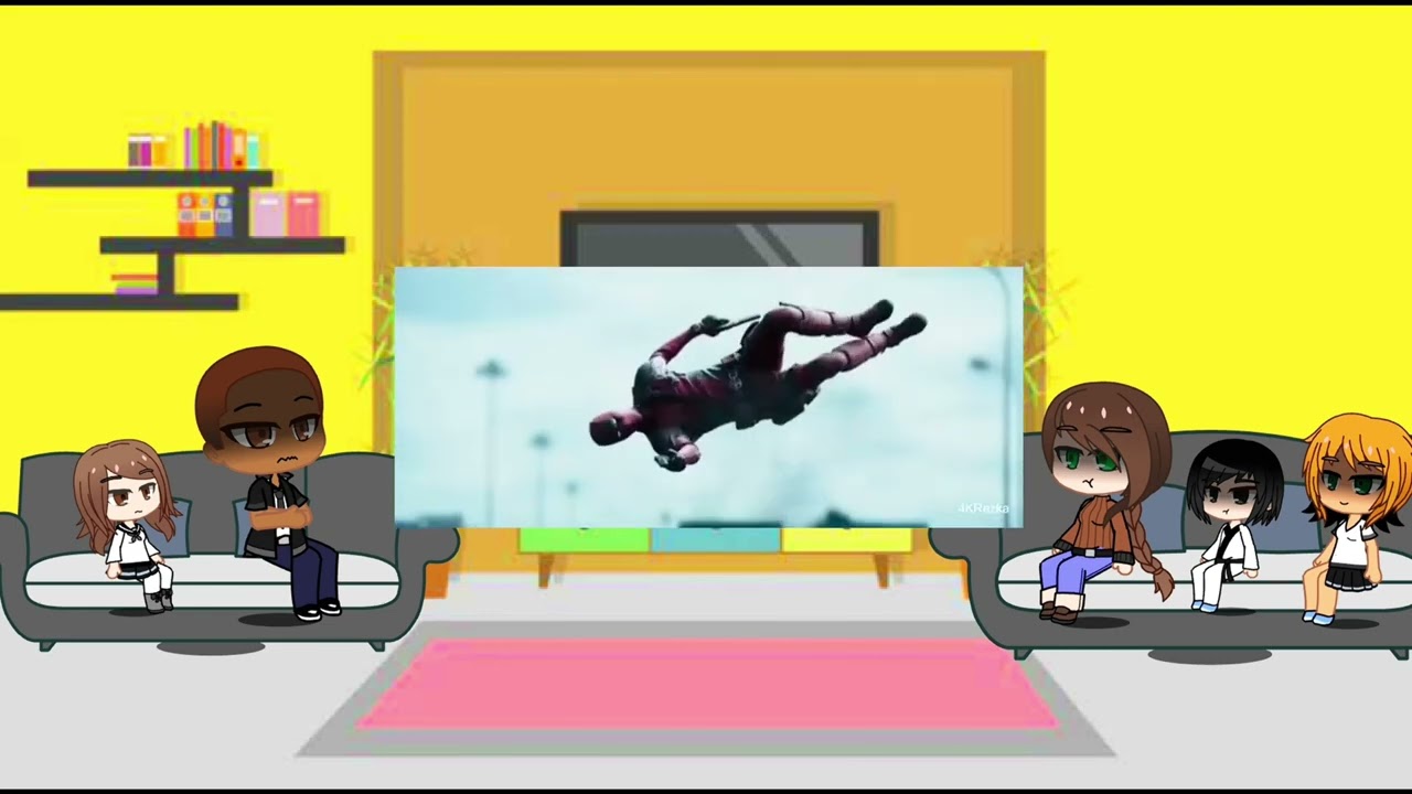 NTR Kokujin no Tenkousei react Hiroki as Deadpool |Part 2| 🇷🇺🇺🇲| Marvel