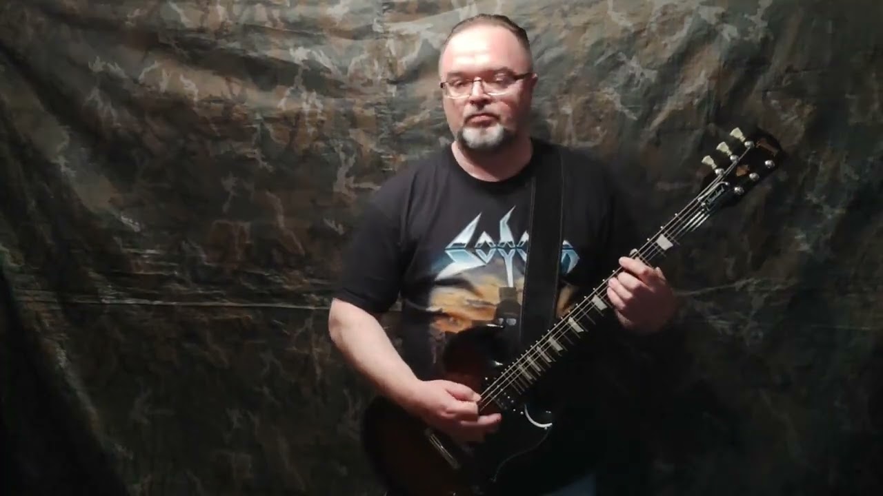 Sodom - Persecution Mania  (guitar cover, guitar tribute)