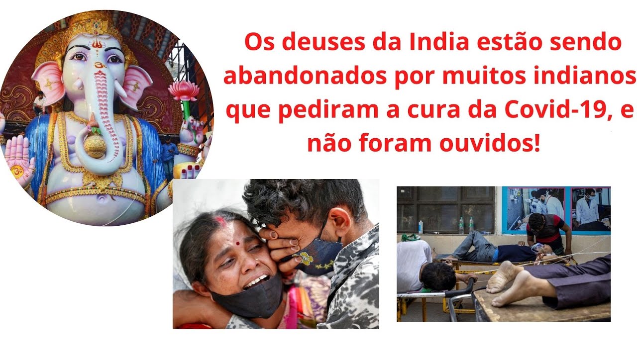 deuses hindus sendo abandonados por indianos por não obterem curas!