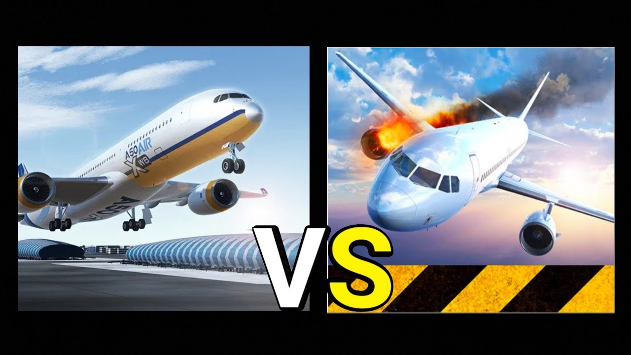 EXTREME LANDINGS VS AIRLINE COMMANDER |PROPFAN ENGINE | LANDING 