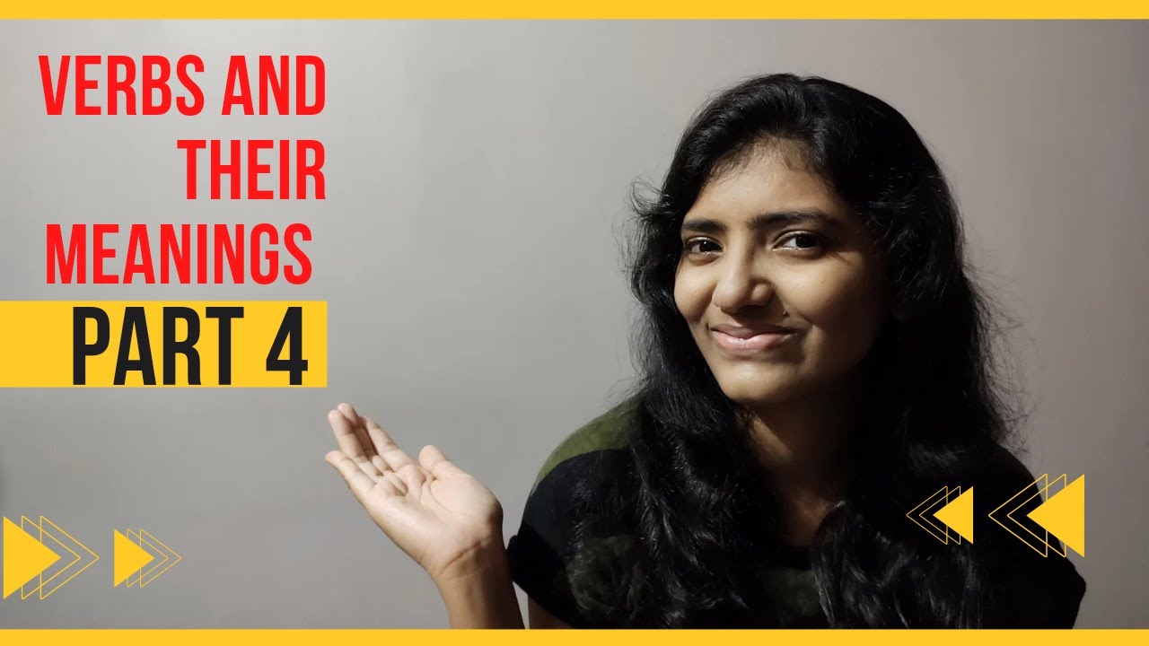 Verbs and Their Meanings in Marathi Part 4 | Learn Marathi Easily| With Shruti
