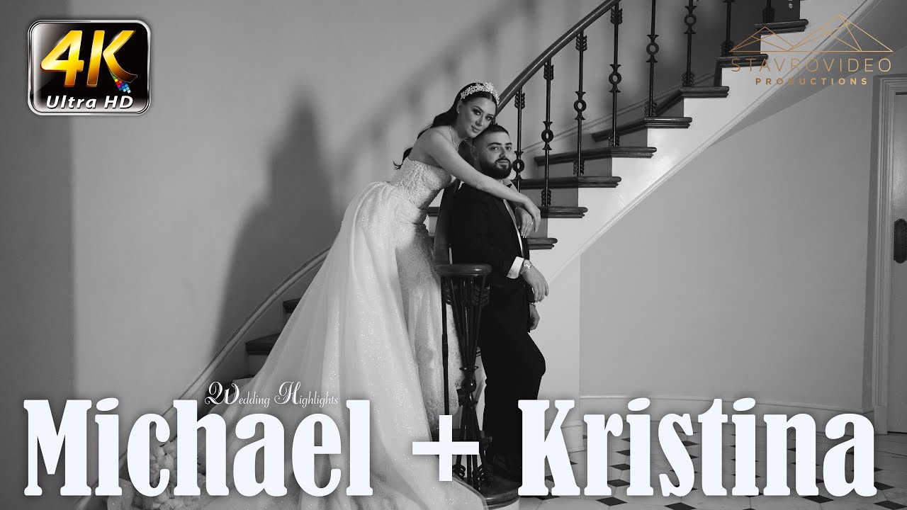 Michael + Kristina's Wedding 4K UHD Highlights at Renaissance hall st Marys Church and Kingsley Hous