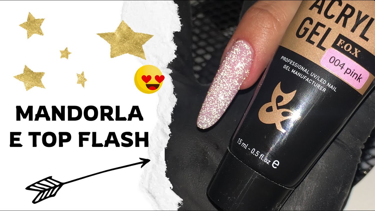 😍 MANDORLA IN ACRYL GEL F.O.X | USIAMOLO INSIEME |Makolina95|