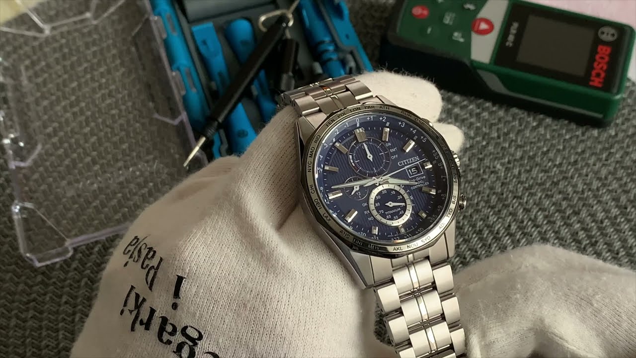 Citizen Eco-Drive World Time Radio Controlled Super Titanium - zegarkowy „kombajn”. All in one!