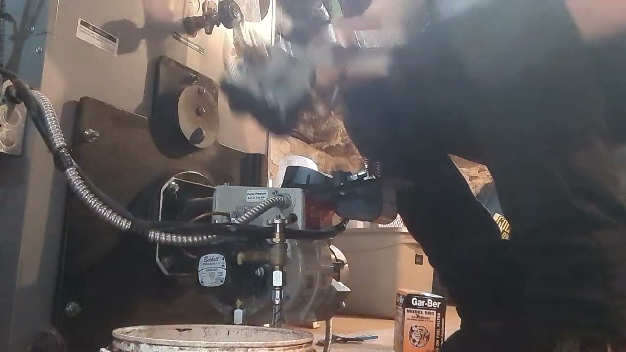 Beckett AFG Burner Annual Service [Oil Filter, Pump Strainer, Nozzle, Etc.]