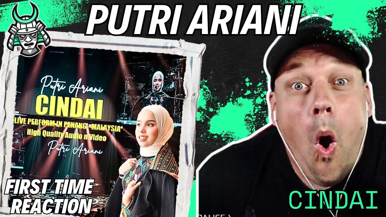 PUTRI ARIANI - CINDAI (LIVE ) ( DATO SITI NURHALIZA COVER ) [ Reaction ] | UK 🇬🇧