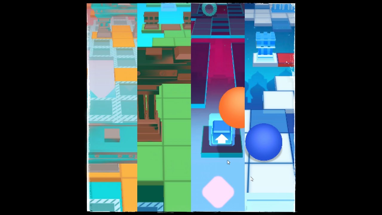Rolling Sky – Massif Fortress and Forest Crisscross, E-Fortress and Tetris Crisscross