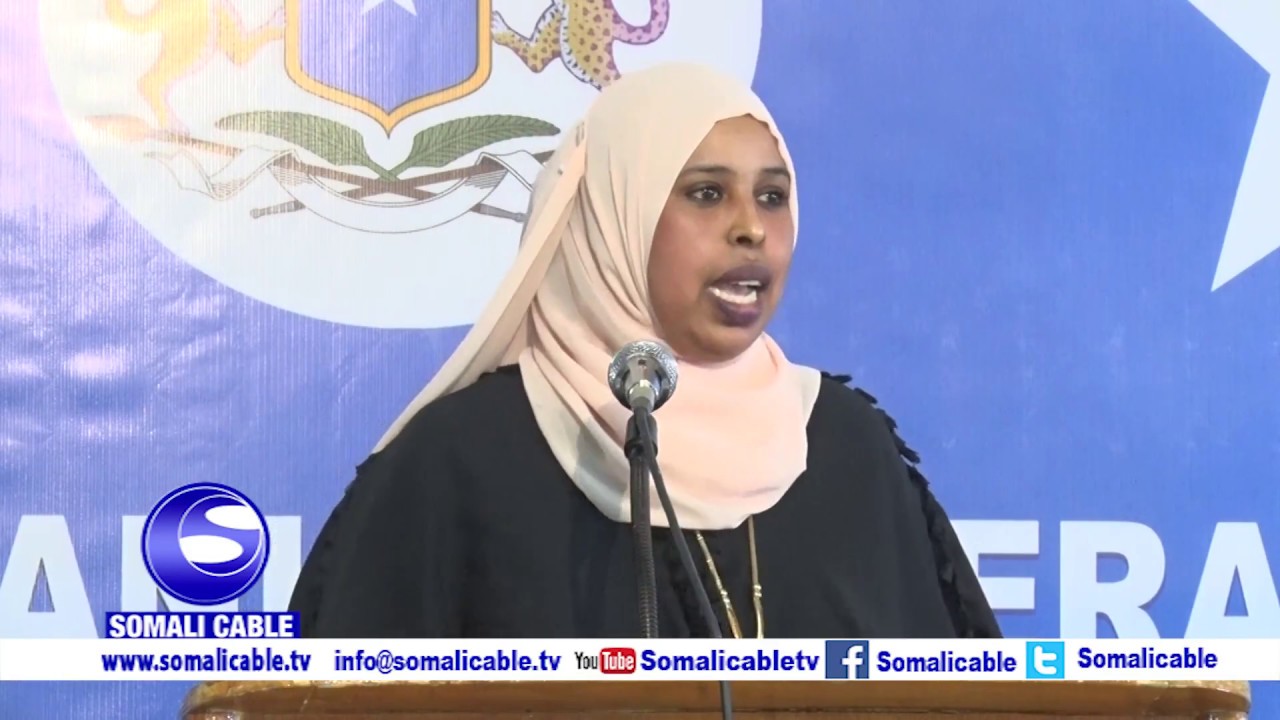 Xildhibaan Aamina Maxamed Cabdi oo ka hadashay caafimaadka iyo waxbarashada