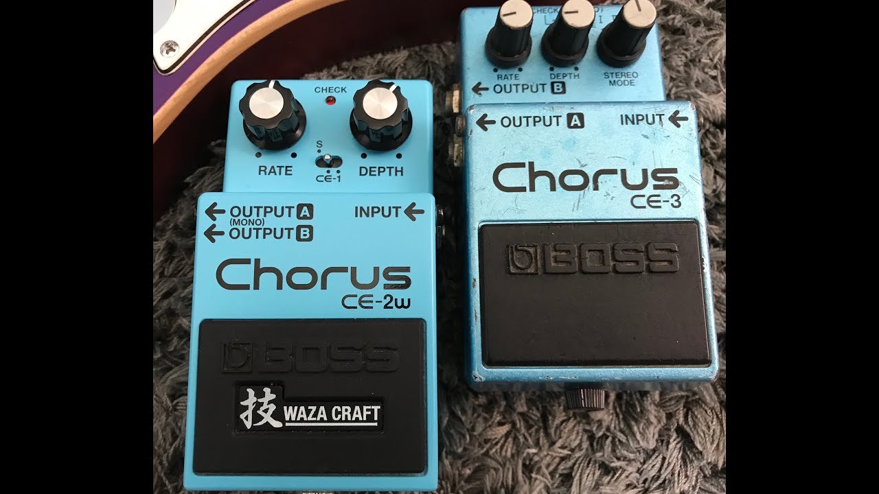 Boss CE-2w x Boss CE-3 - Rodrigo Mellegari.