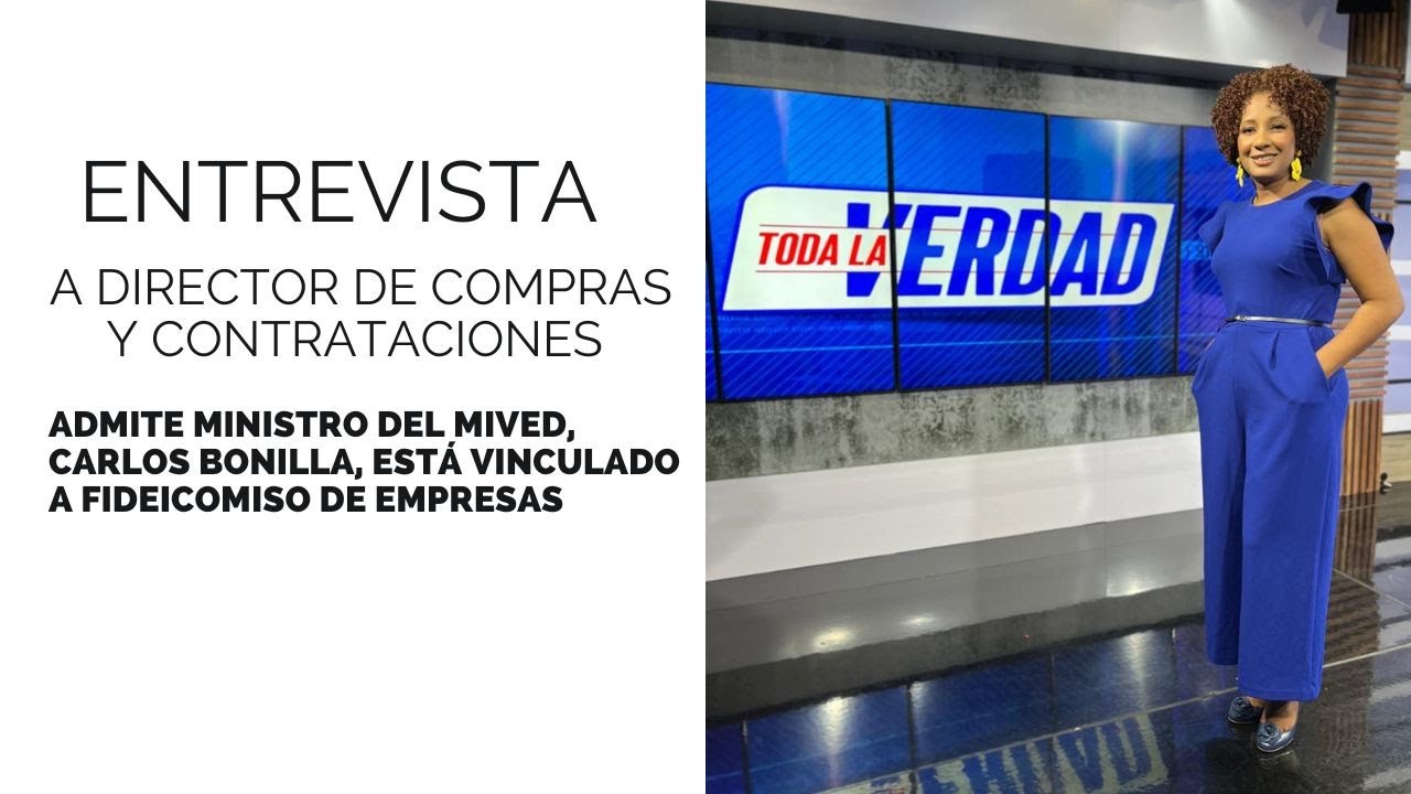 Director de Compras admite ministro de Vivienda, Carlos Bonilla, está vinculado a un fideicomiso