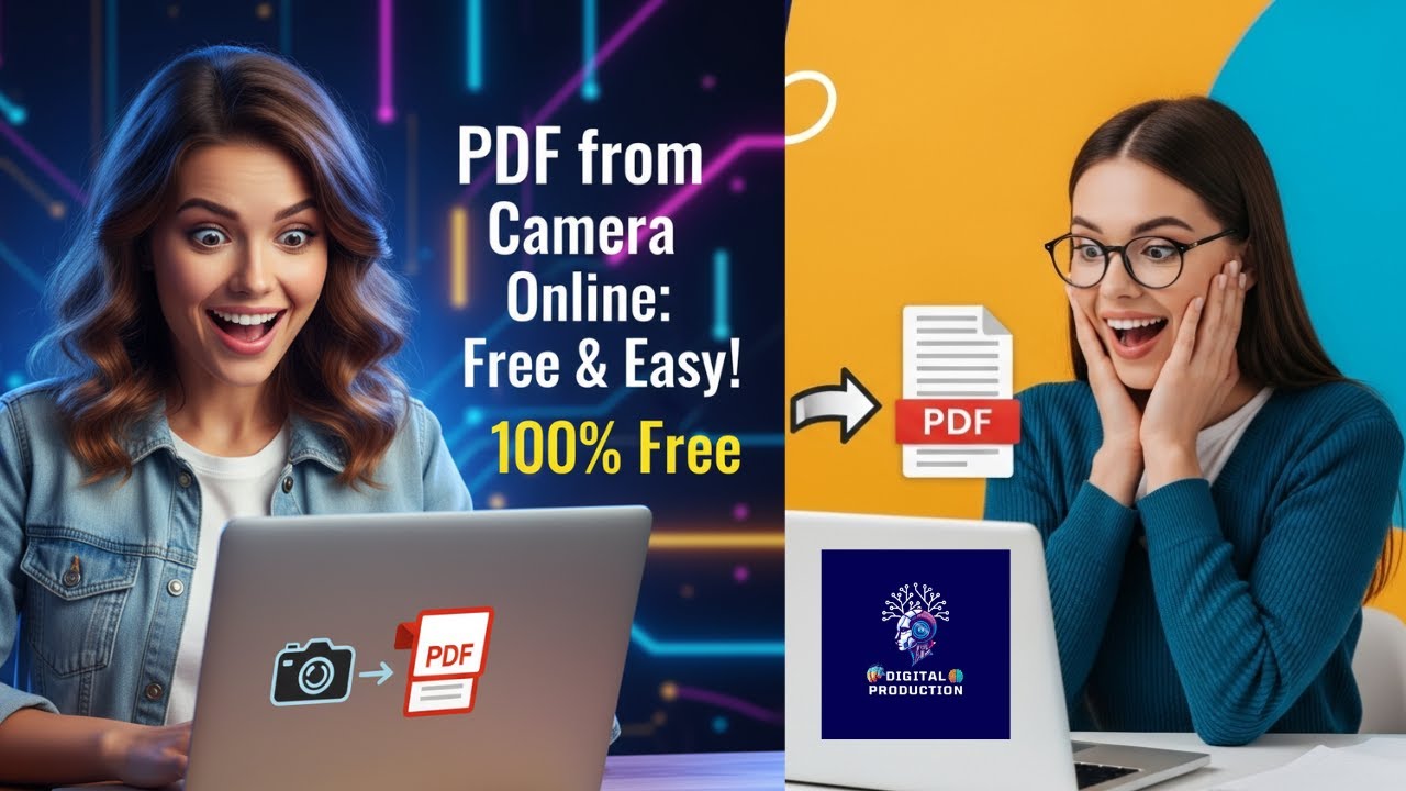How To Create PDF With A Camera Online Without Investment #14video