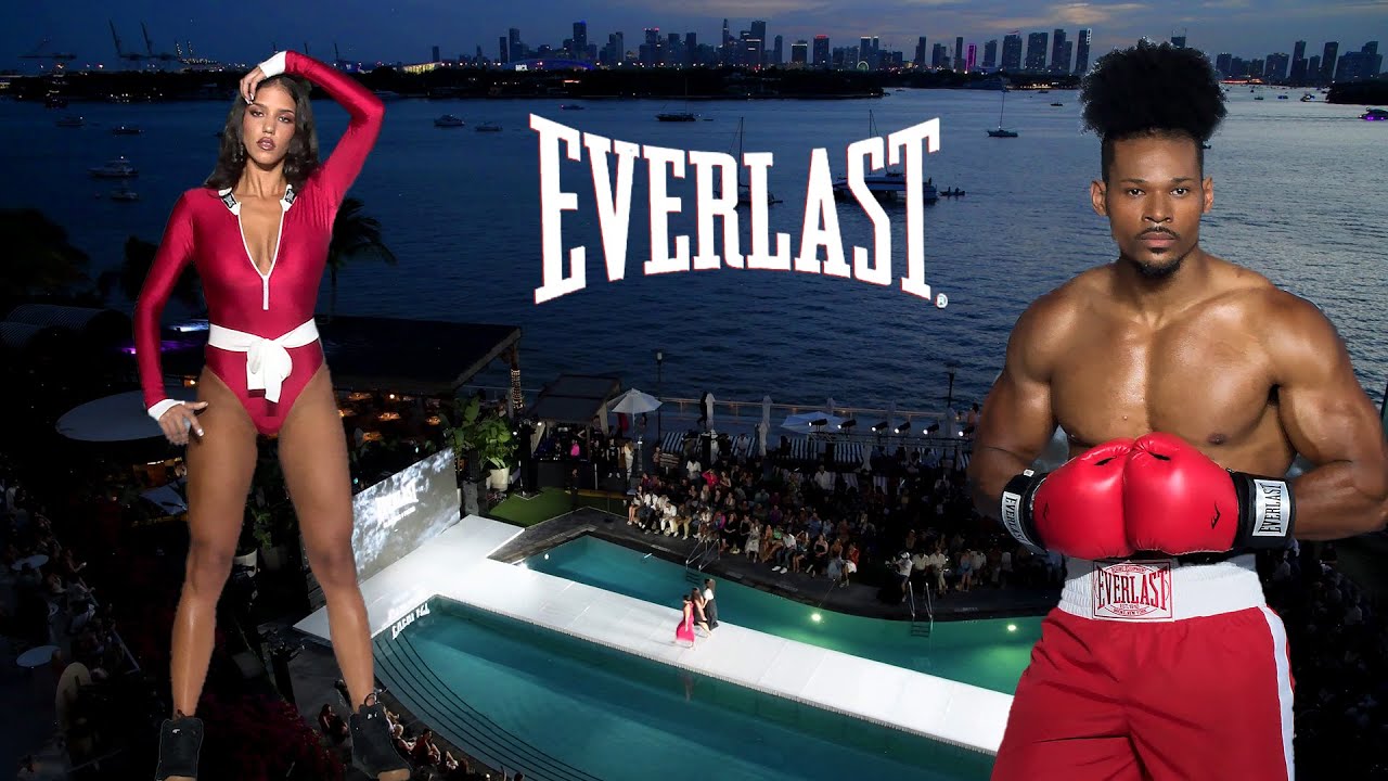EVERLAST x Miami Swim Week 2025 – Подиум отеля Mondrian | 5-Angle Live FashionStockTV Shoot
