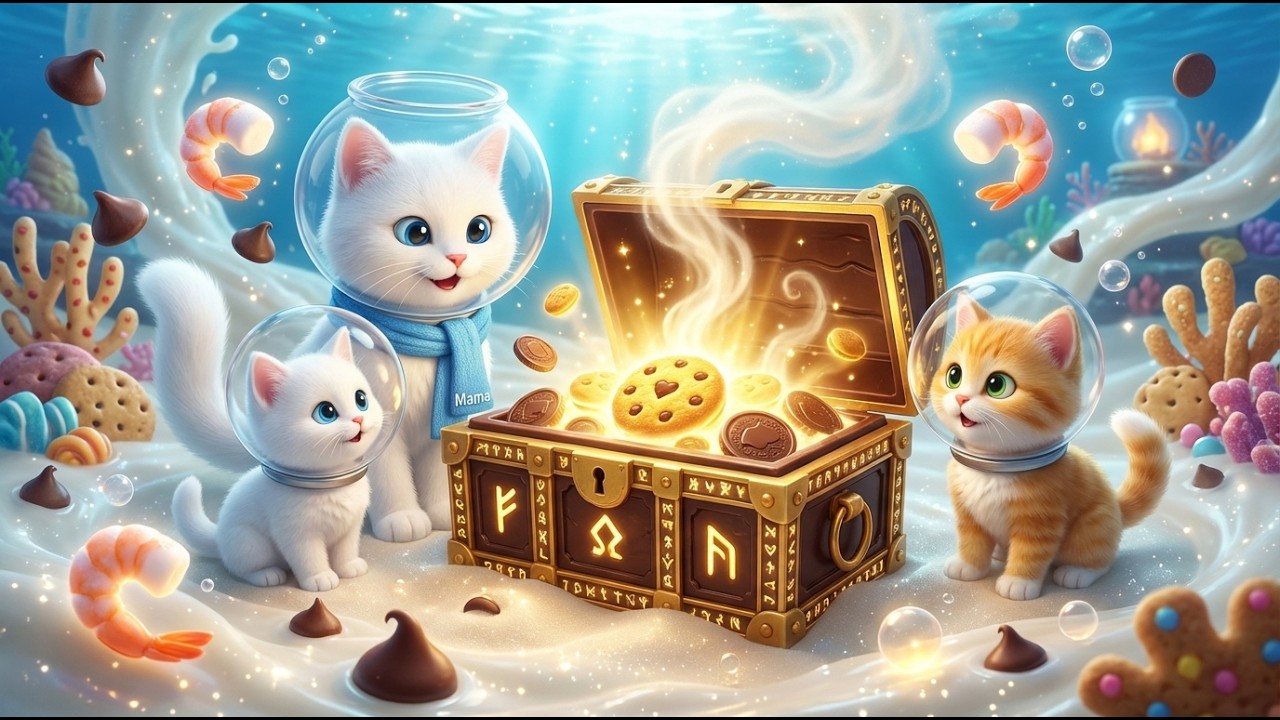 THE MILKY RIVER MYSTERY! 🥛🍪 Underwater Cookie Quest | Farm Cat Rescue EP29