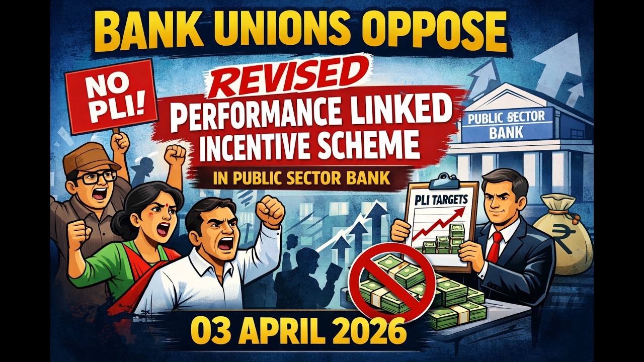 Bank Unions Are Opposing Revised Performance linked Incentive(PLI) scheme For PSB