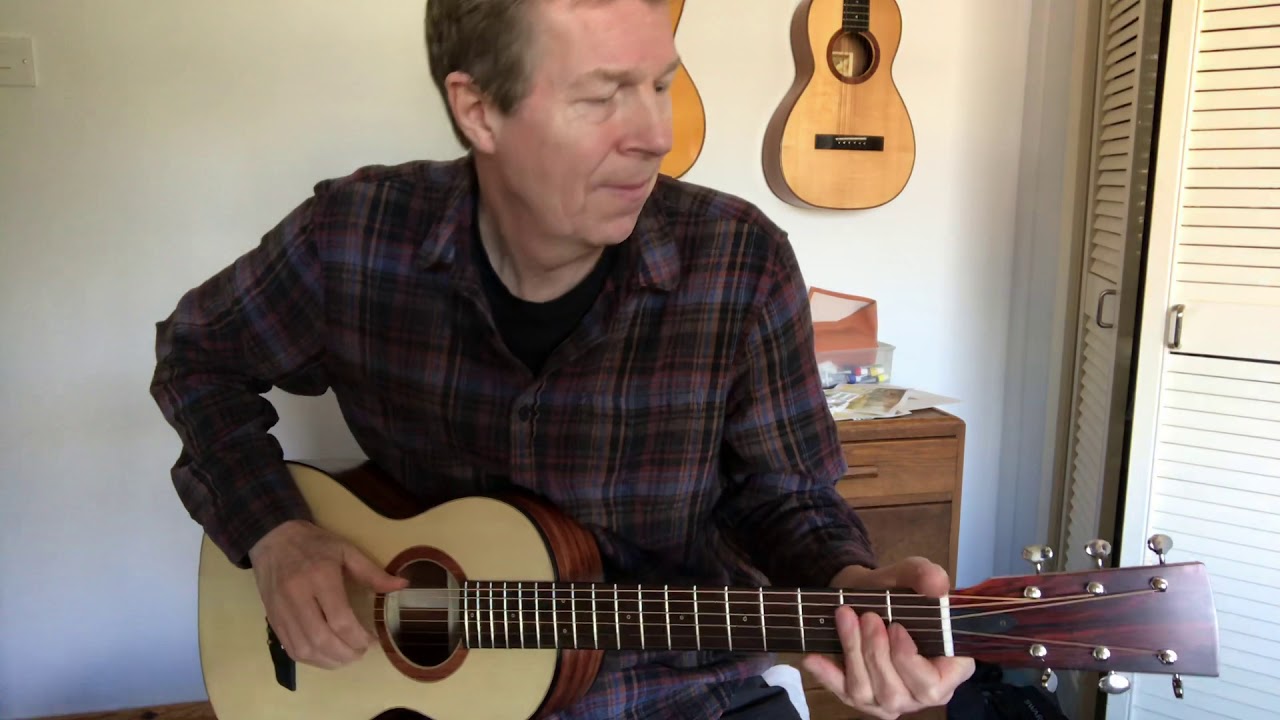 A new parlour guitar by Chris Perkins now SOLD