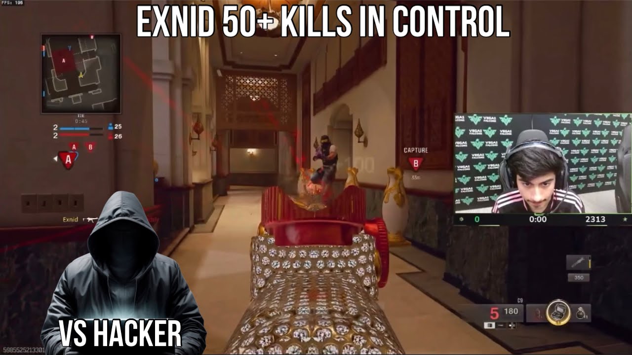 Exnid LOCKS IN vs HACKER (50+ Kills and Shooting body)