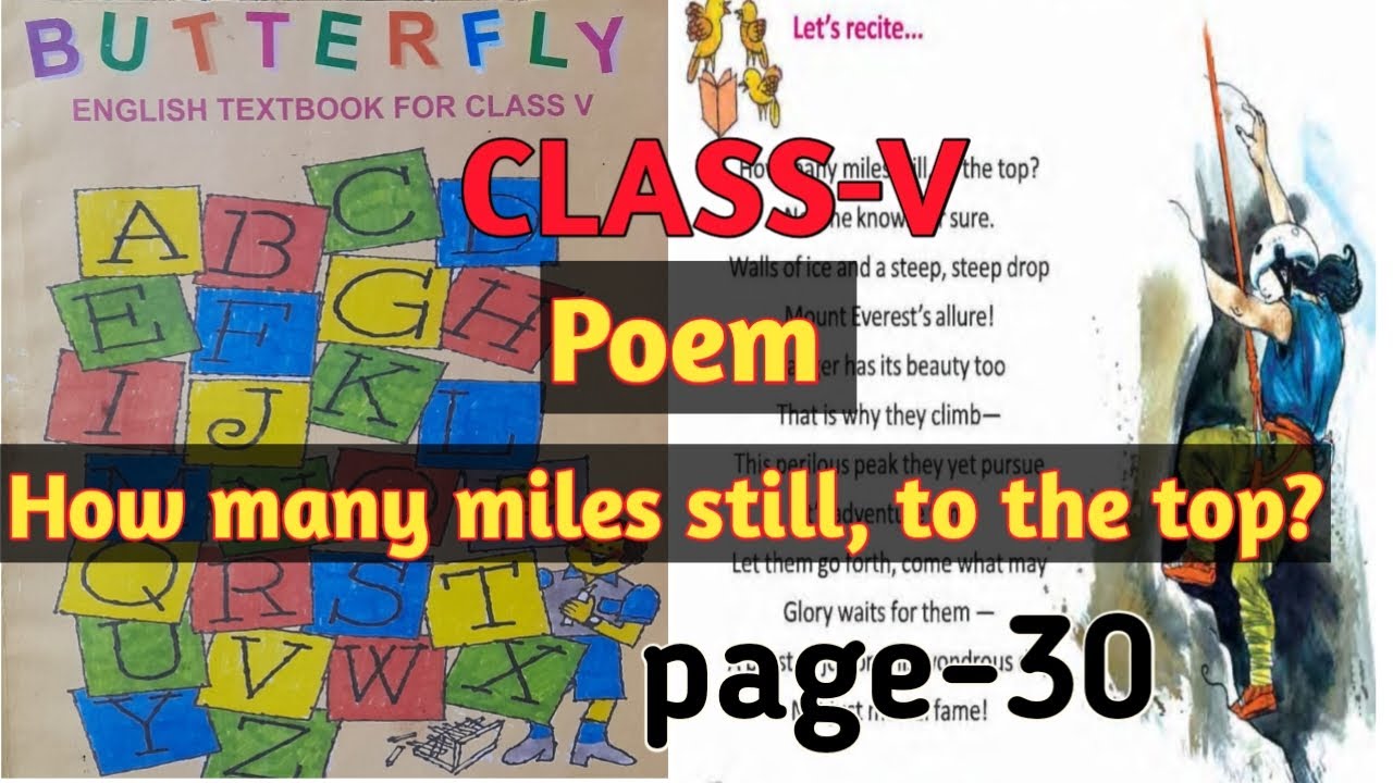 Poem- 'How many miles still, to the top' | class-5 Lesson-2 | page- 30 #PRIMARYCLASSROOM_APD
