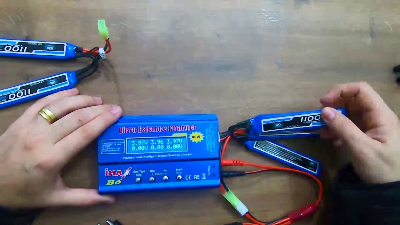 Como usar: Carregador e Balanceador para Baterias LiPo Airsoft iMax B6 12V - VentureShop