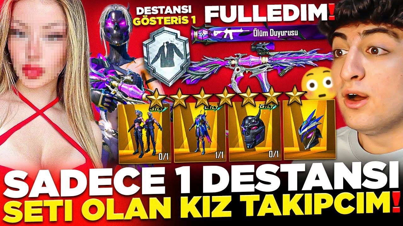 SADECE 1 DESTANSI VAR❗ KIZ TAKİPÇİME YENİ M4'Ü ÇIKARIP HESABINI FULLEDİK❗ (AŞIRI ŞANSLI) PUBG Mobile