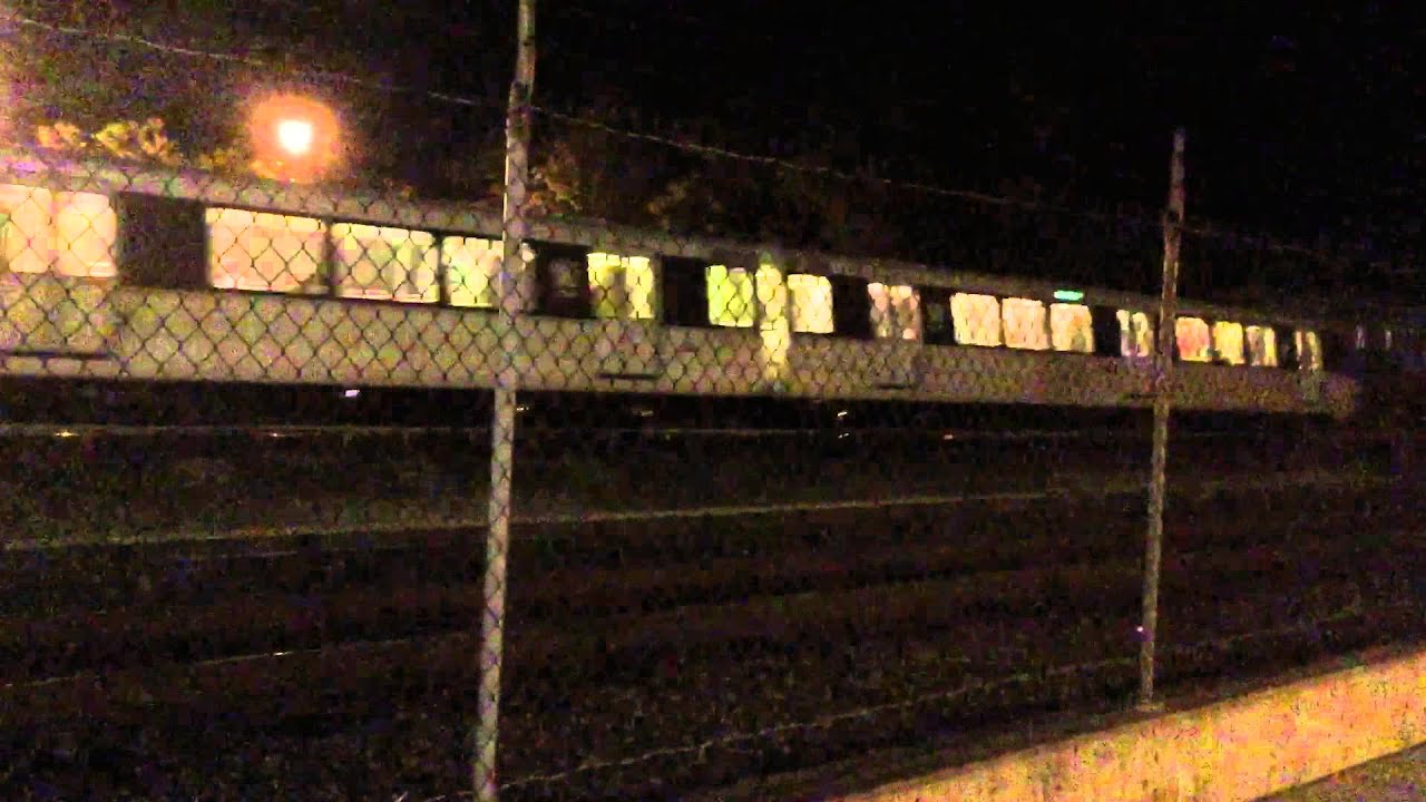 2 Wmata 8 car trains at Rockville Station