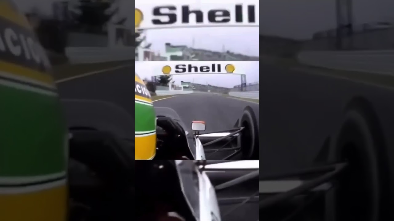 Ayrton Senna takes on the legendary 130R at Suzuka 🏎️🔥 #F1 #Senna #Suzuka #130R #Motorsport
