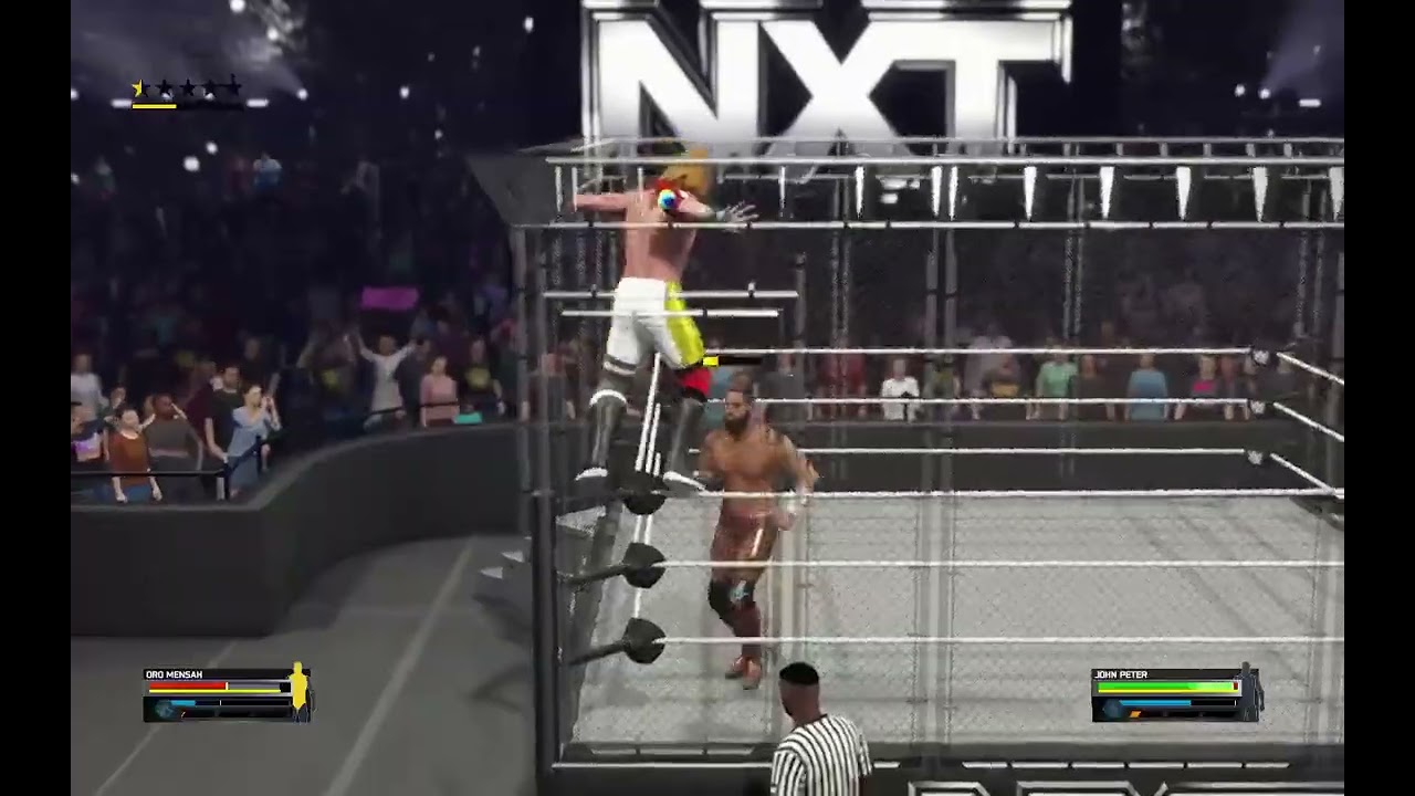 WWE NXT Archangel VS Oro Mensah Cage Match
