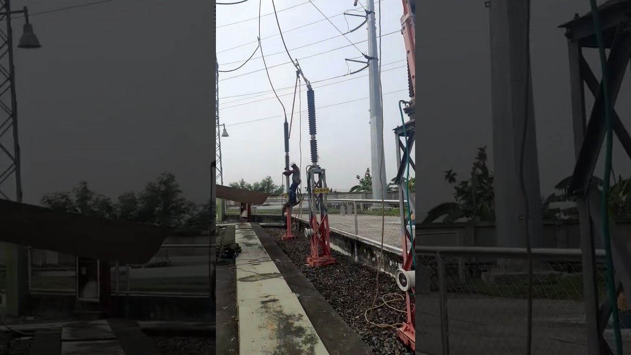 Substation maintenance, testing of lightning arrester(LA)