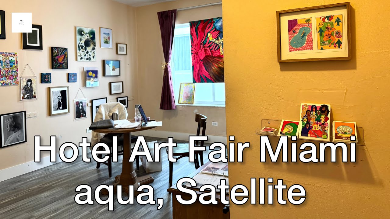 Hotel art fair in Miami, Aqua, Satellite 2025 