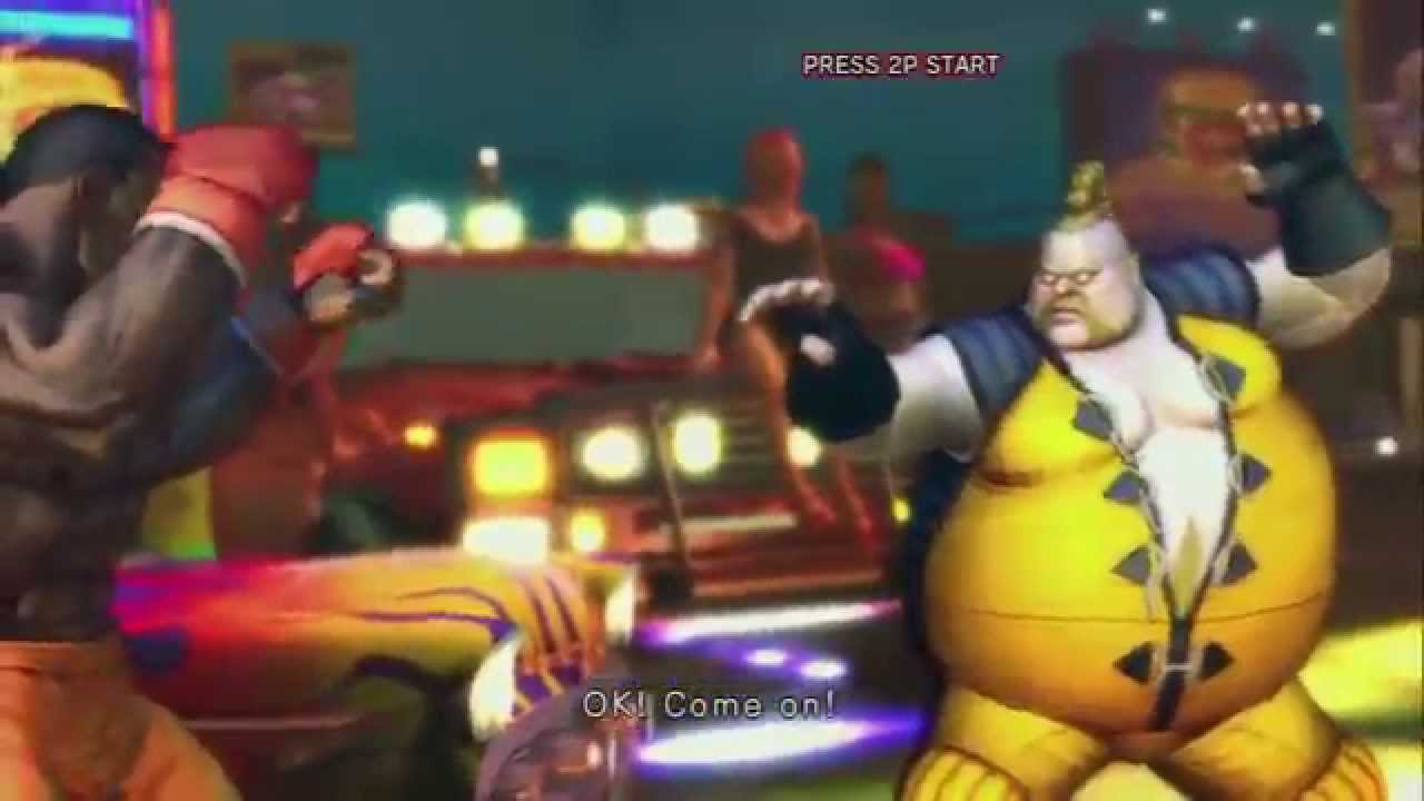 Ultra Street Fighter IV — Ди Джей против Руфуса (Rival Battle) | Геймплей PS3