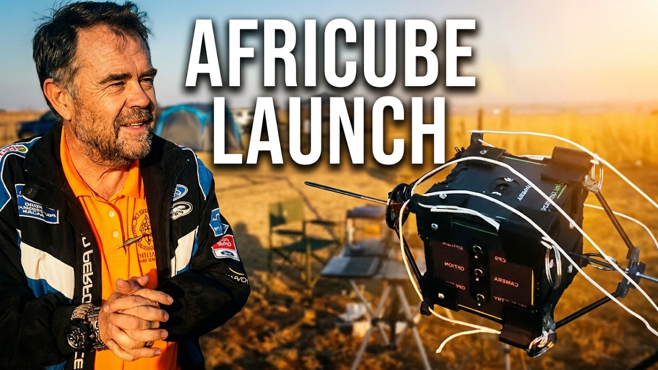 Bacar Balloon launch of AfriCUBE at Trichardt Mpumalanga South Africa 2019