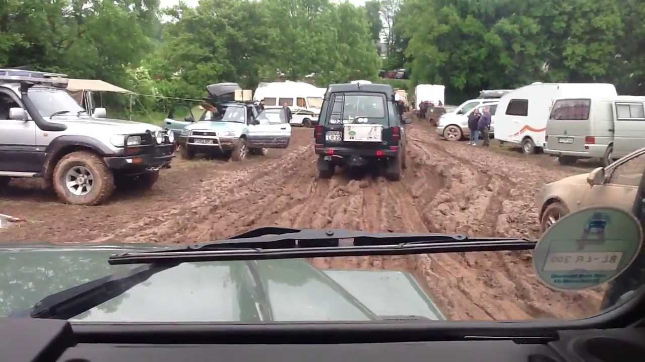 Evakuierung der Camp Area während der Abenteuer Allrad Bad Kissingen 2013