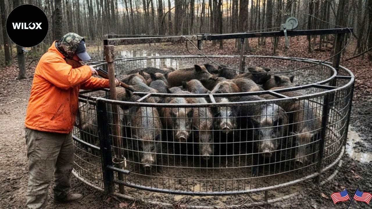 How Farmers Trap The Biggest Wild Boars Of The Year? | Wild Boar Hunt