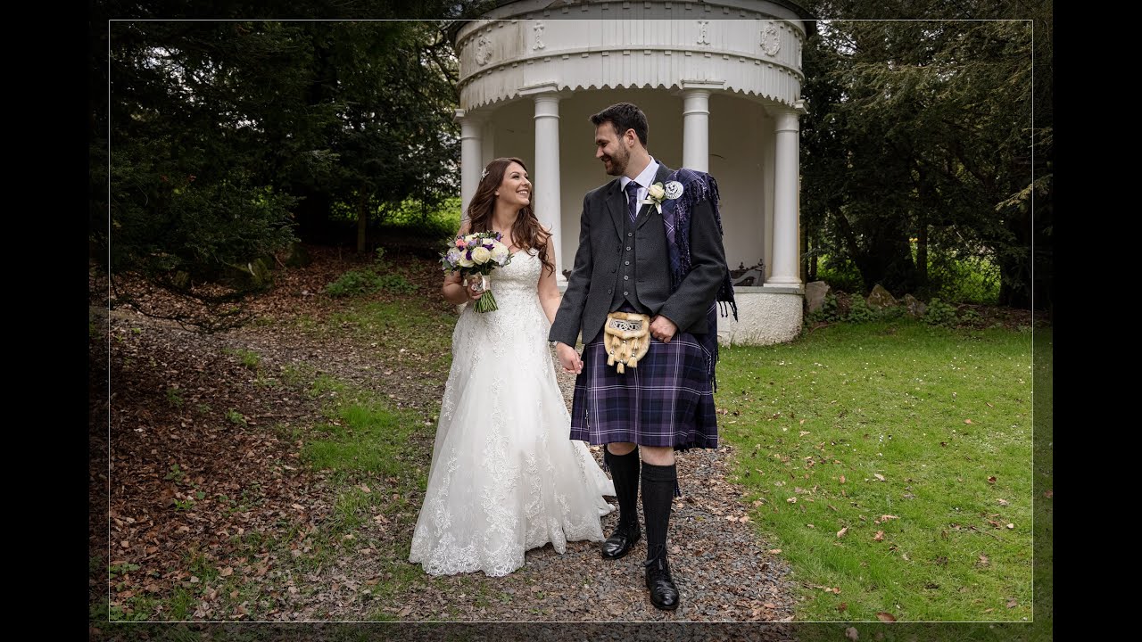 Adele & Jamie's wedding at Barony Castle, May 2021