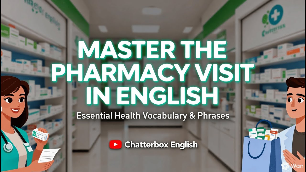 Master the Pharmacy Visit in English | Essential Health Vocabulary & Phrases