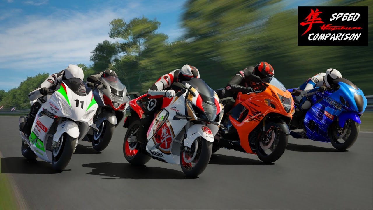 Hayabusa SPEED Evolution Comparison | FASTEST Hayabusa SPEED Comparison