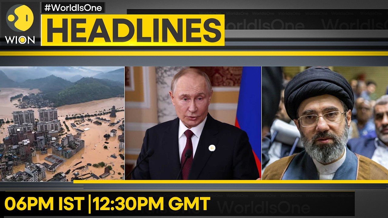 Iran Halts Retaliatory Strikes | Israel-Lebanon Tensions Escalate | Russia-Ukraine War | China Flood