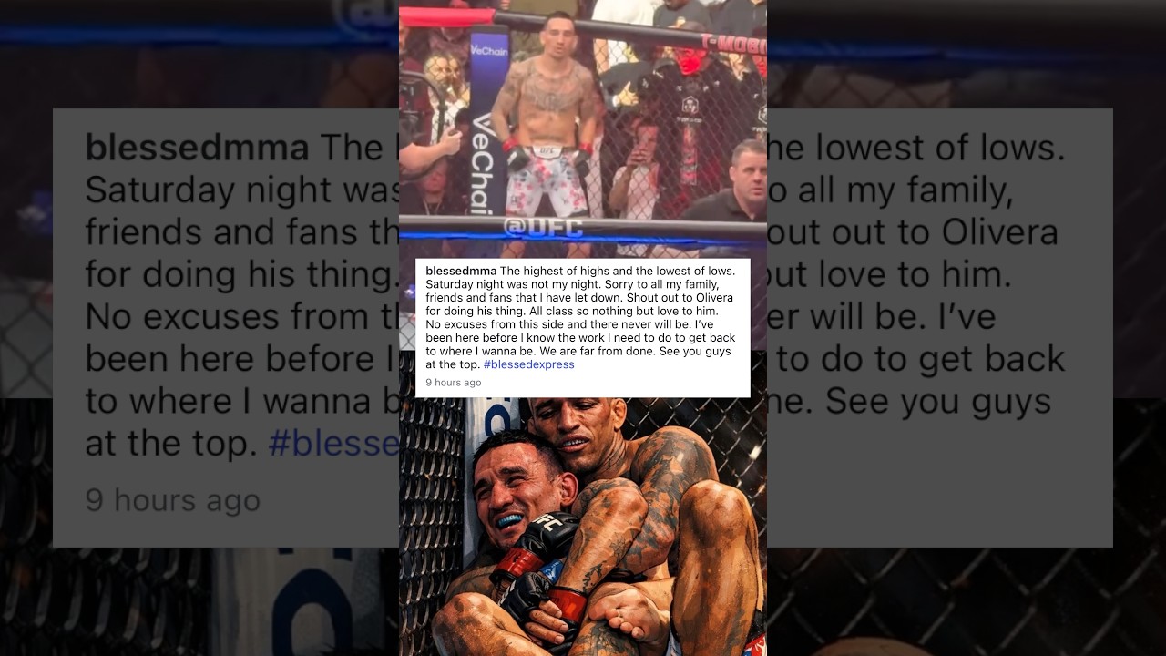 HOLLOWAY REACTS TO OLIVEIRA LOSS AT UFC 326